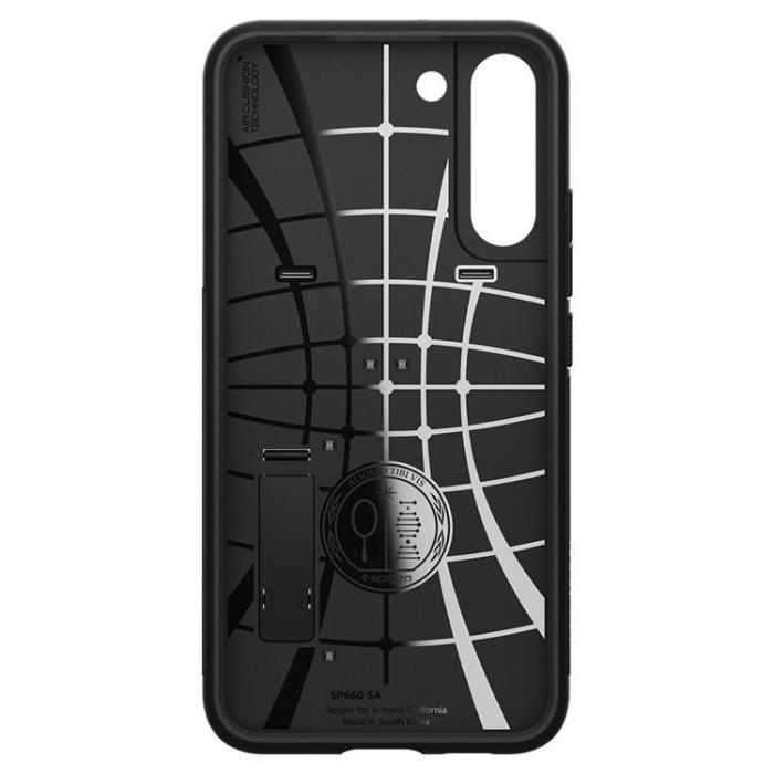 UTGATT1 - Spigen Slim Armor Skal Galaxy S22 - Svart