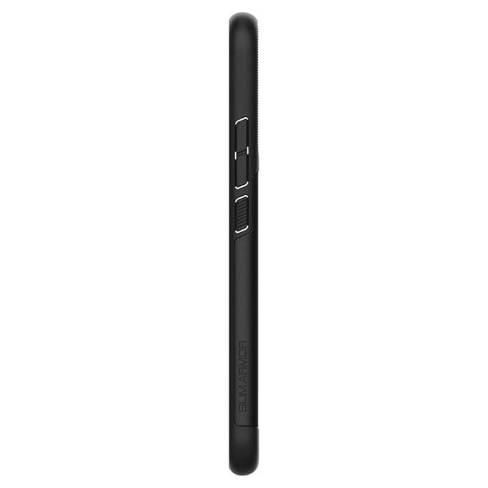 UTGATT1 - Spigen Slim Armor Skal Galaxy S22 - Svart