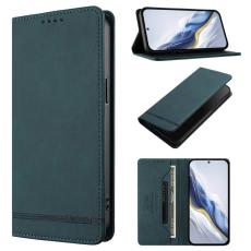 OEM - RINACASIS Samsung Galaxy A57 Pl&aring;nboksfodral Konstl&auml;der RFID Skydd - Gr&ouml;n