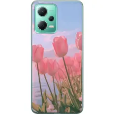 Gustaf - Mobilskal till Xiaomi Redmi Note 12 med Rosa Tulpaner