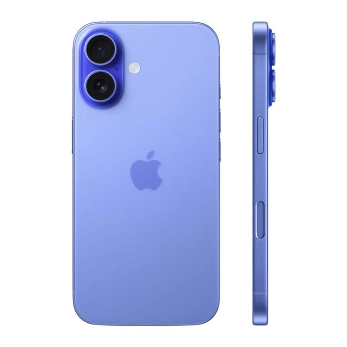 Apple - Apple iPhone 16 - 8GB - 128GB - Ultramarin