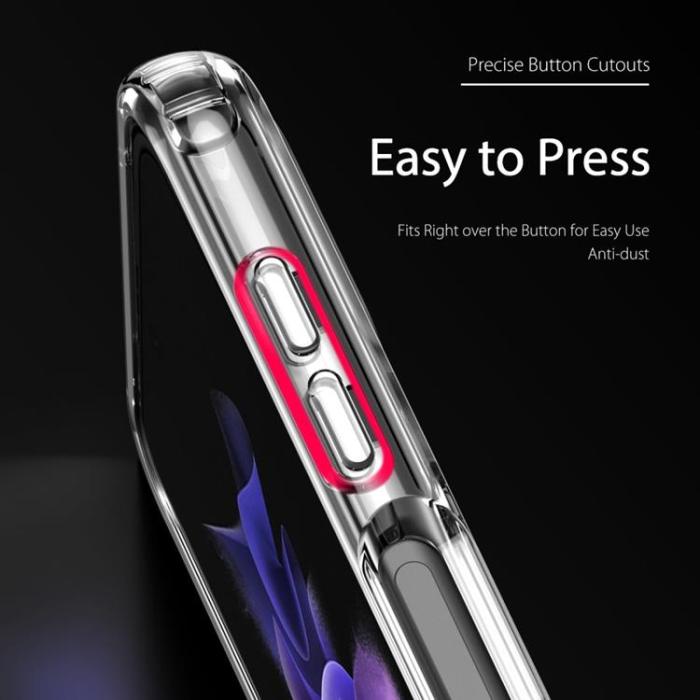 Dux Ducis - Dux Ducis Galaxy Z Flip 4 Skal Clin Series - Clear
