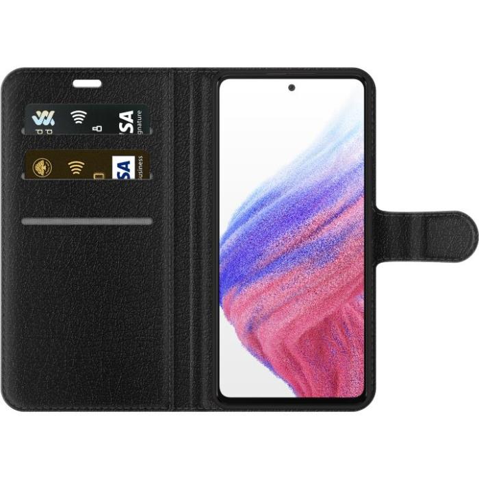 iSecrets - Plånboksfodral till Samsung Galaxy A53 5G med Gyllene Murstenar