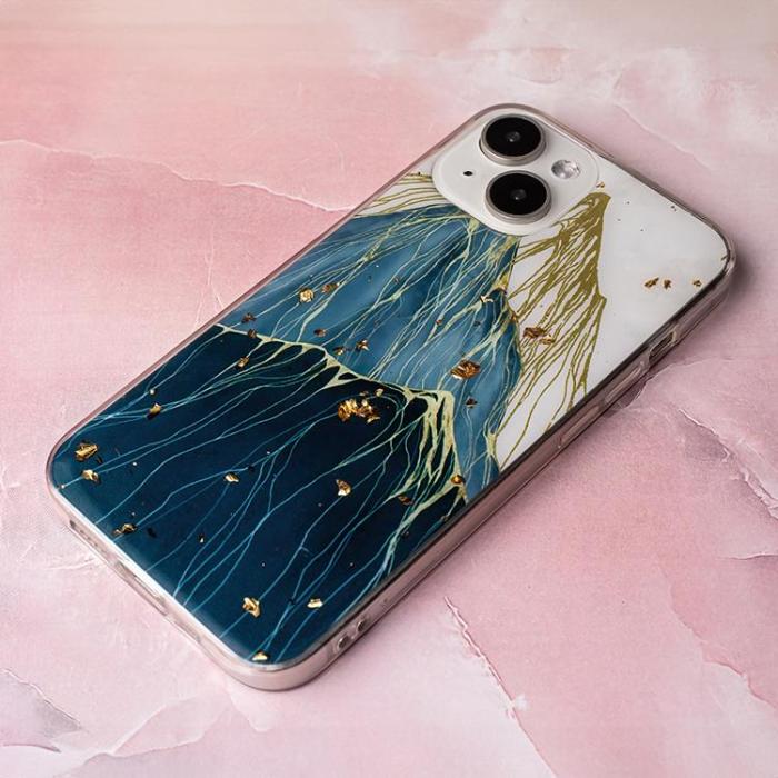 OEM - iPhone 12/12 Pro Mobilskal Guld Glam - Mountain