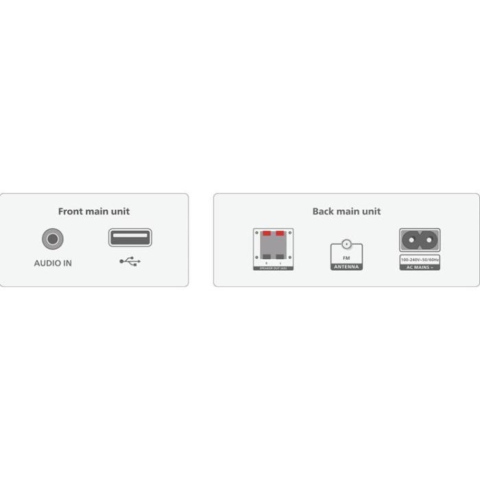 Philips - Philips Musik-anläggning Radio CD USB Bluetooth TAM3205MKII/12
