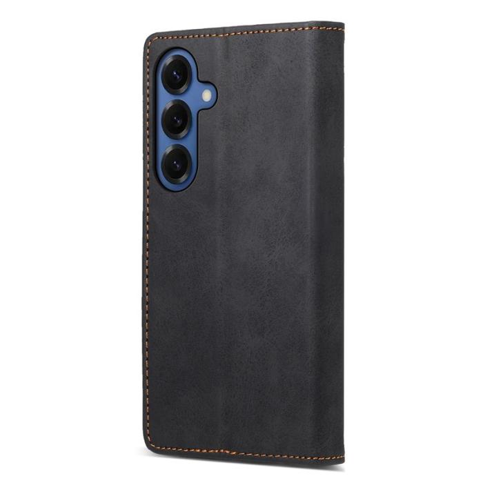 OEM - Samsung Galaxy S26+ Plånboksfodral RFID Skydd Konstläder - Svart