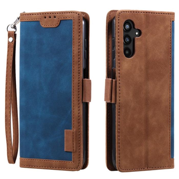 OEM - Samsung Galaxy S26+ Plånboksfodral RFID-Skydd Konstläder Ställ - Blå