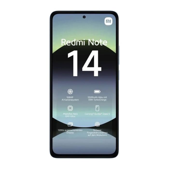 Xiaomi - (NY) Xiaomi Redmi Note 14 8GB/256GB 4G - Havsblått
