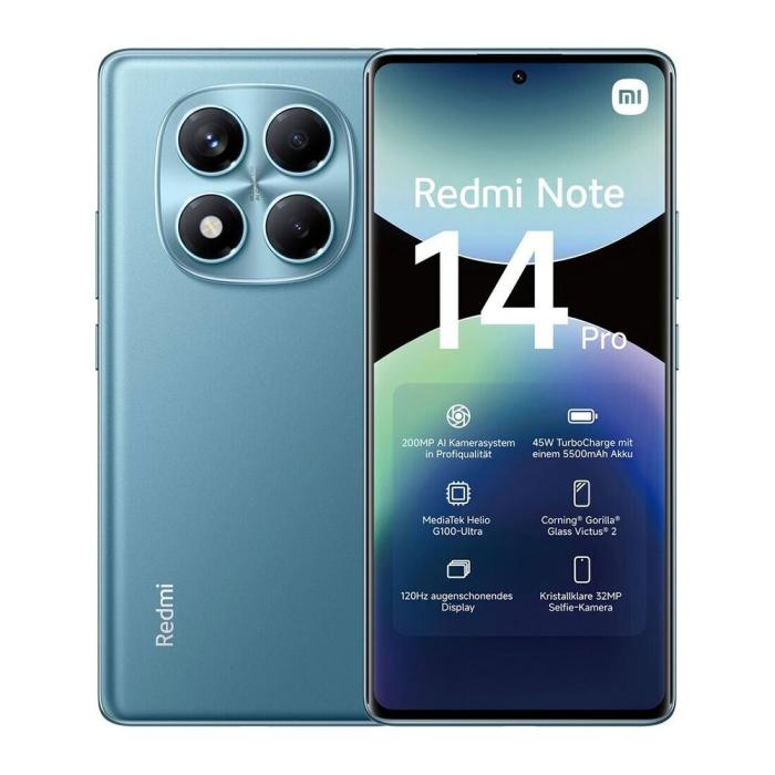 Xiaomi - (NY) Xiaomi Redmi Note 14 Pro 8GB/256GB 4G (Havsblått)