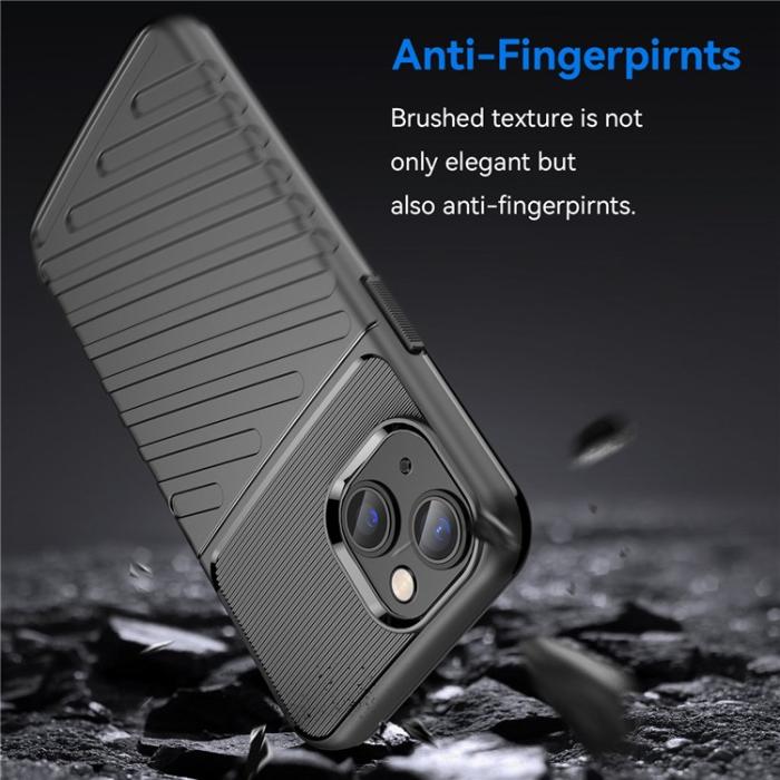 OEM - iPhone 14 Plus Skal Thunder Twill - Svart