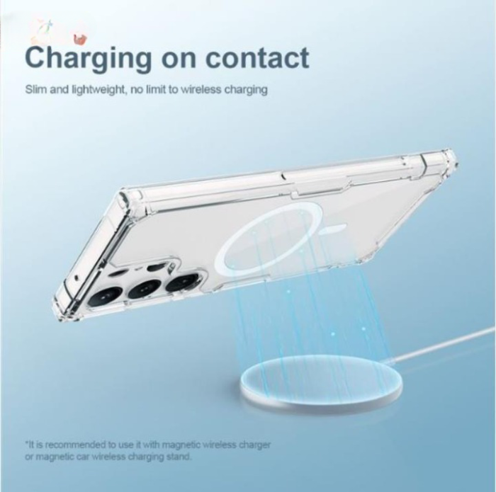 Nillkin - Nillkin Galaxy S23 Ultra Mobilskal Magsafe Nature Pro - Clear