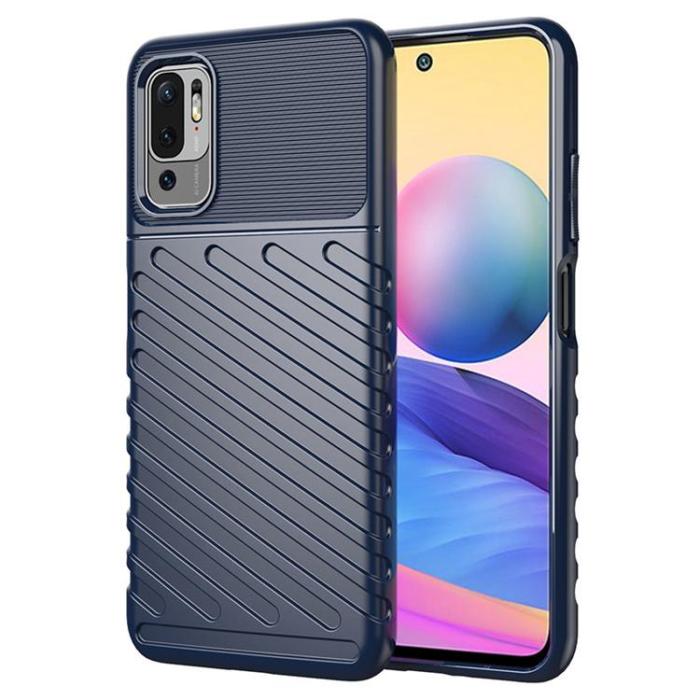 OEM - Xiaomi note 10 / Poco M3 Pro Mobilskal Thunder Flexible  - Blå