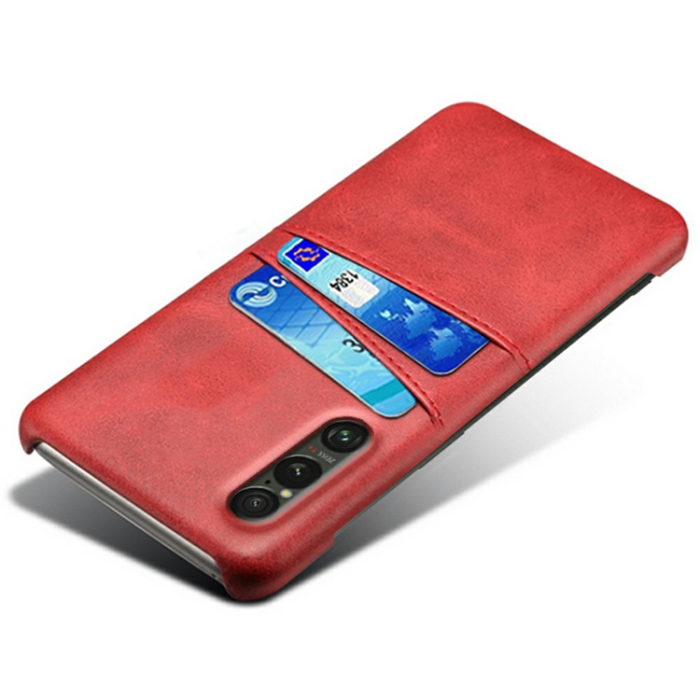 A-One Brand - Sony Xperia 1 VII Mobilskal med Dual Kortfack - Röd