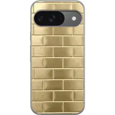 Gustaf - Mobilskal till Google Pixel 9 Pro med Gyllene Murstenar