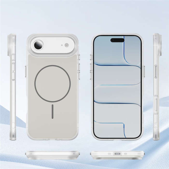 A-One Brand - iPhone Air Mobilskal MagSafe Skin Touch TPU PC - Vit