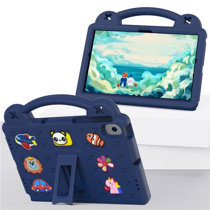 A-One Brand - Galaxy Tab A8 10.5 (2021) Skal EVA Shockproof Kickstand - Marinblå