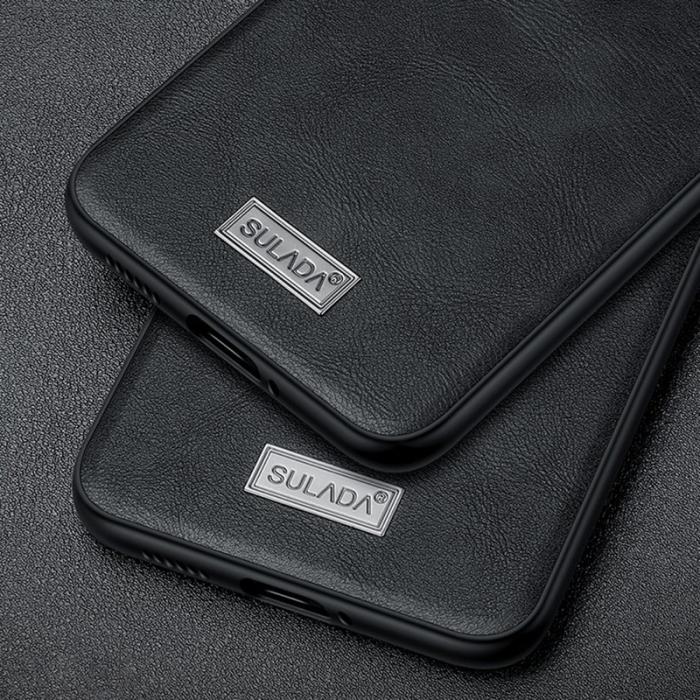 SULADA - SULADA Mobilskal till Xiaomi 15 Pro PU Läder + TPU + PC Baksida Röd