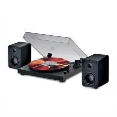 MIXX - MIXX Vinylskivspelare System 5 Stereo Inkl H&ouml;gtalare Svart