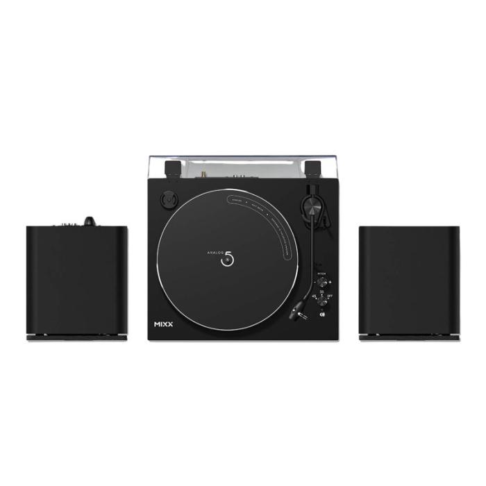 MIXX - MIXX Vinylskivspelare System 5 Stereo Inkl Högtalare Svart