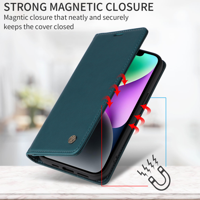 YIKATU - Yikatu iPhone 17 Pro Max Plånboksfodral Magnetic Closure - Grön