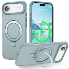 A-One Brand - iPhone 17 Air Mobilskal MagSafe TPU+PC Kickstand - Sjöblå