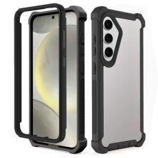 OEM - Mobilskal f&ouml;r Samsung Galaxy S26 Transparent 2 i 1 Shockproof TPU + PC - Svart