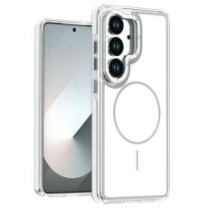OEM - Mobilskal f&ouml;r Samsung Galaxy S26 Magnetiskt Dual Color Shockproof TPU - Vit