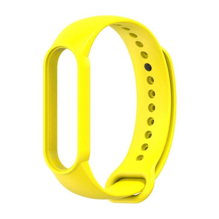 UTGATT1 - Xiaomi Mi Smart Band 5/6/6 NFC/7 Strap Iconband - Gul