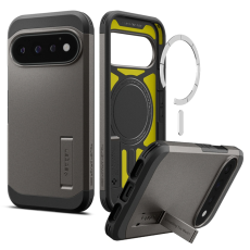 Spigen - Spigen Mobilskal F&ouml;r Google Pixel 11 Pro Magsafe Tough Armor - Gunmetal