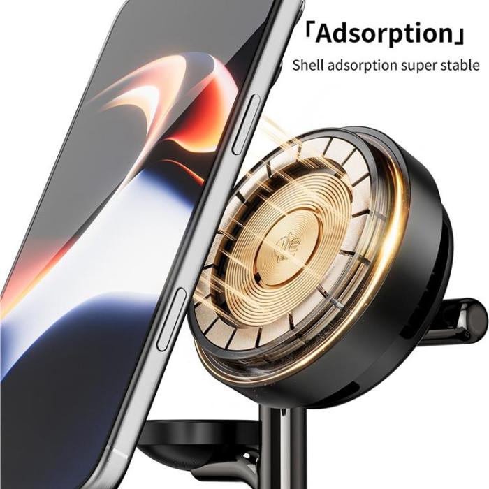 A-One Brand - Qi2.2 Magnetisk Trådlös Laddare 25W iPhone/Apple Watch/AirPods C09PRO - Svart