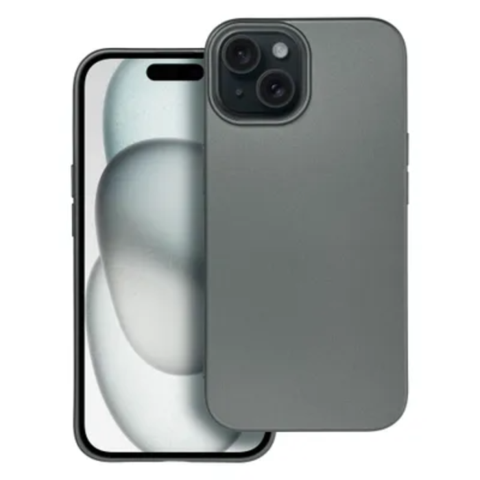 OEM - iPhone 15 Mobilskal Metallic - Grå