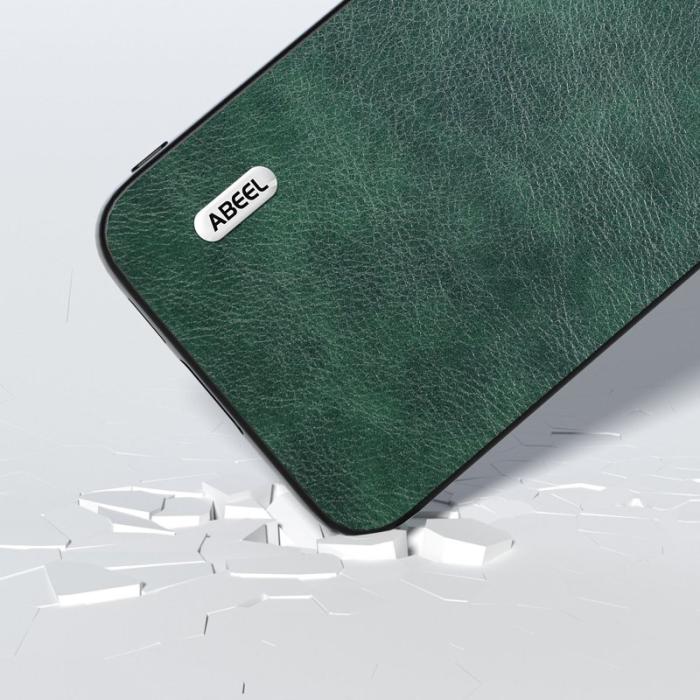 ABEEL - ABEEL Mobilskal till Samsung Galaxy S23 FE Läder TPU+PC Grön