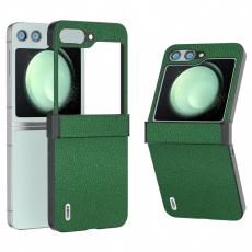 ABEEL - ABEEL Samsung Galaxy Z Flip5 Pl&aring;nboksfodral Hinge Skydd Gr&ouml;n