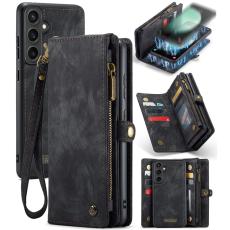 Caseme - CASEME 008 Pl&aring;nboksfodral till Samsung Galaxy S23 FE Konstl&auml;der Svart