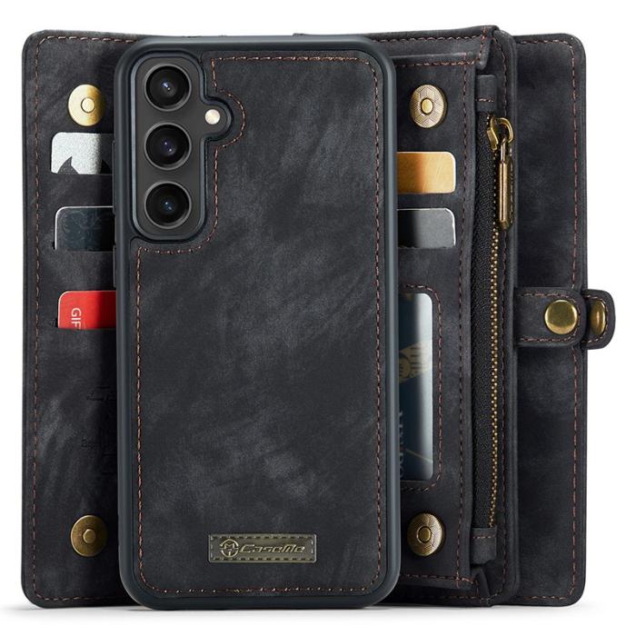 Caseme - CASEME 008 Plånboksfodral till Samsung Galaxy S23 FE Konstläder Svart