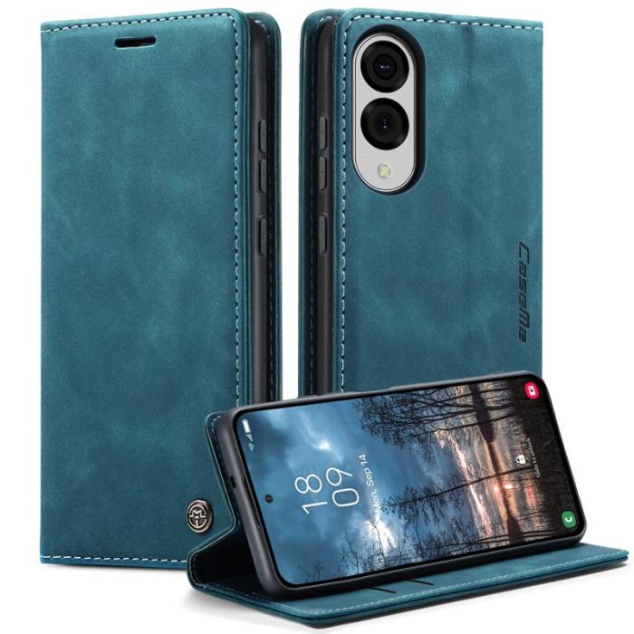 Caseme - CASEME 013 Plånboksfodral för Samsung Galaxy S25 Edge - Blå