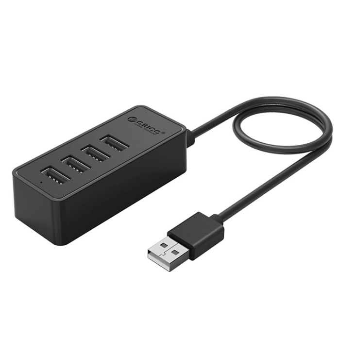 ORICO - Orico Hubb 4xUSB-A 2.0 30cm - Svart