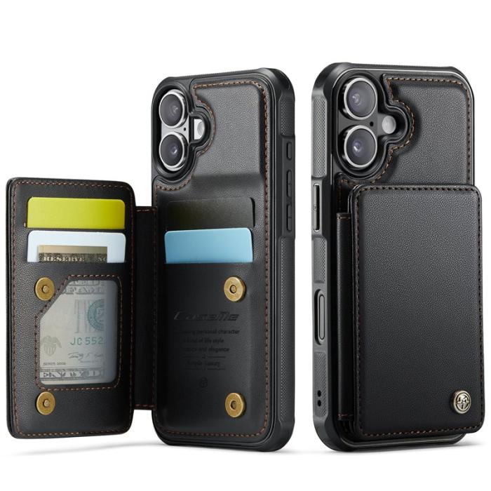 Caseme - CASEME C22 iPhone 17 Fodral med RFID-Skydd - Svart