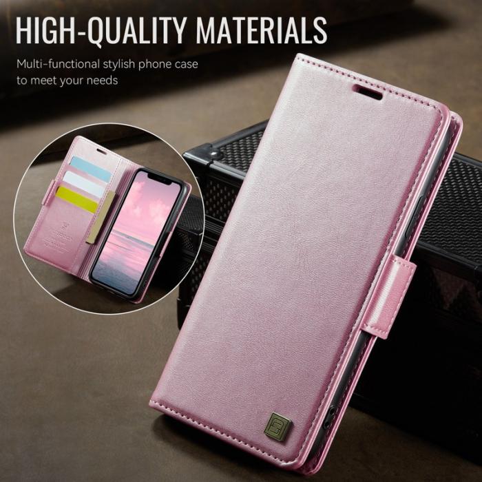 AUTSPACE - AUTSPACE iPhone 11 Pro Max Fodral KonstLäder - Rosa