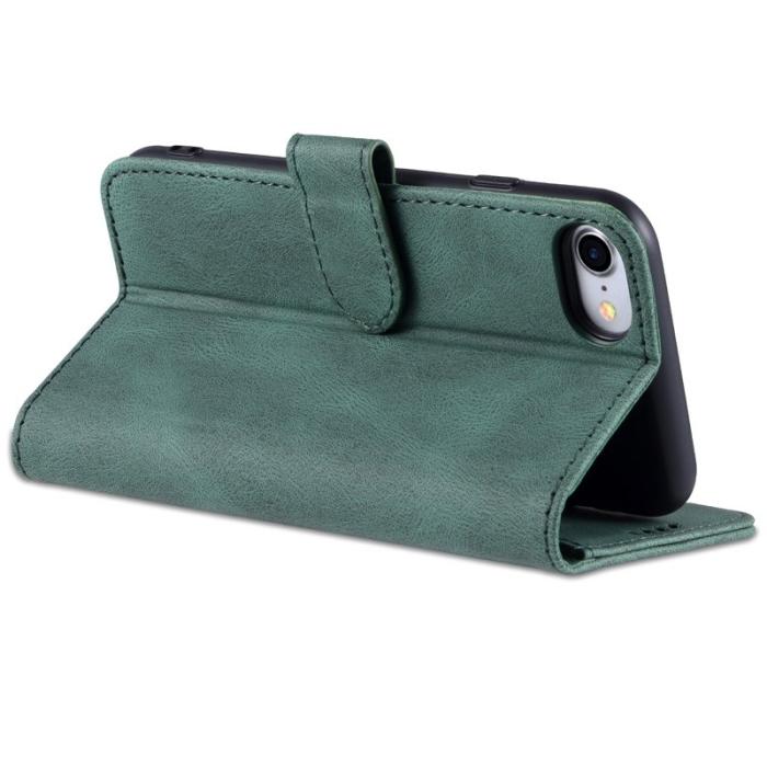 AZNS - AZNS iPhone SE (2022)/SE (2020)/8/7 Plånboksfodral Konstläder - Grön