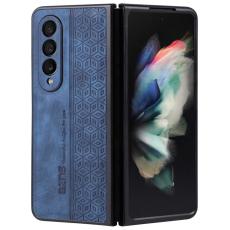 AZNS - AZNS Samsung Galaxy Z Fold3 5G Fodral KonstL&auml;der - Bl&aring;