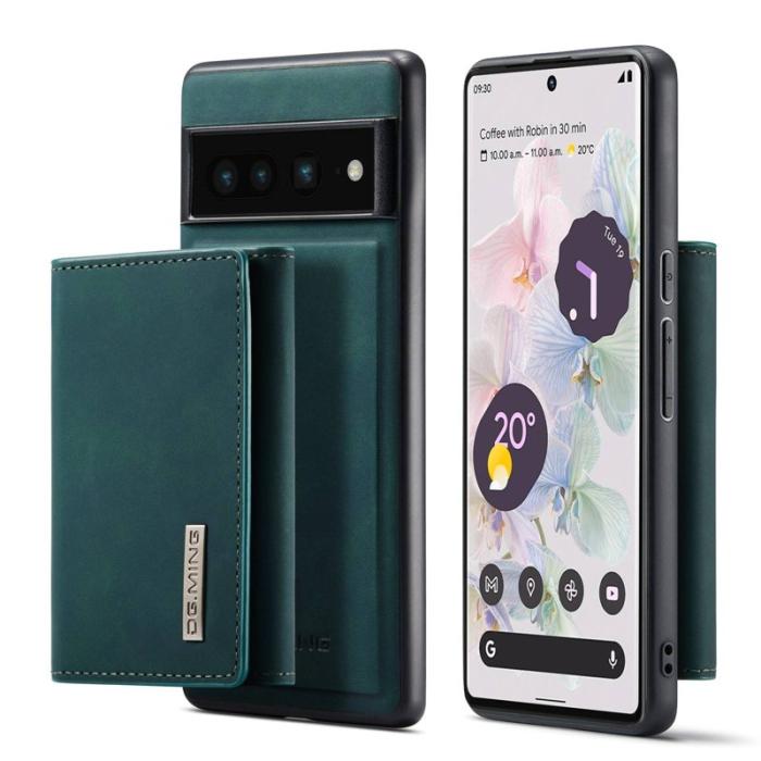 DG.MING - DG.MING Konstläder Plånboksfodral för Google Pixel 7 Pro 5G Grön