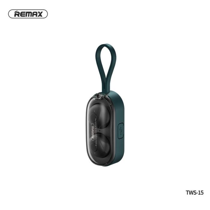 Remax - REMAX Trådlös Stereo HörlurarTWS-15 - Grön