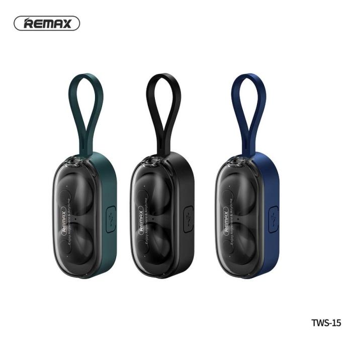 Remax - REMAX Trådlös Stereo HörlurarTWS-15 - Grön