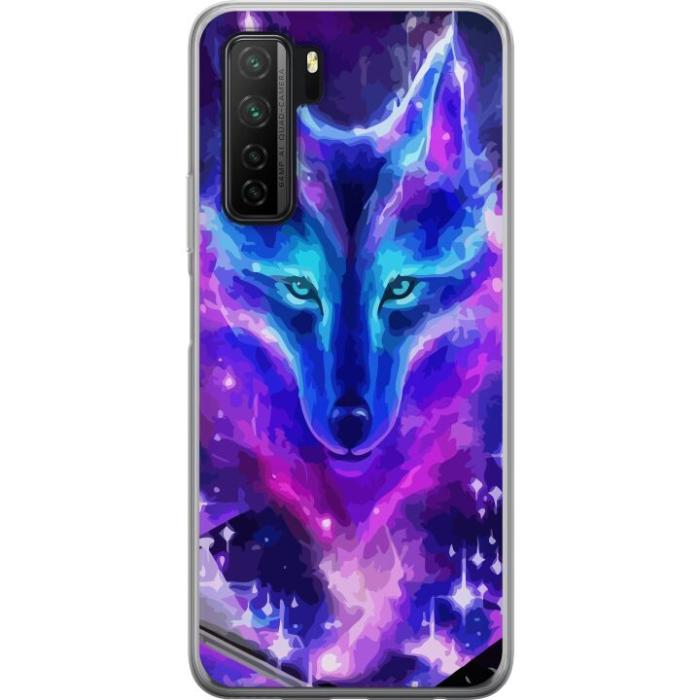 iSecrets - Mobilskal till Huawei P40 lite 5G med Neon Varg