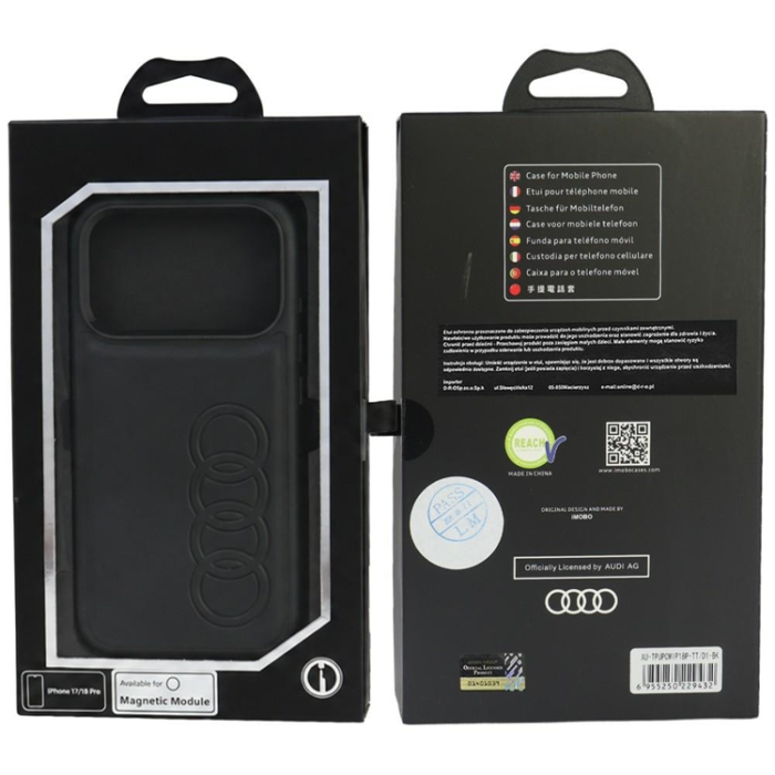 Audi - Audi Mobilskal För iPhone 18 Pro/17 Pro Magsafe TT - Svart