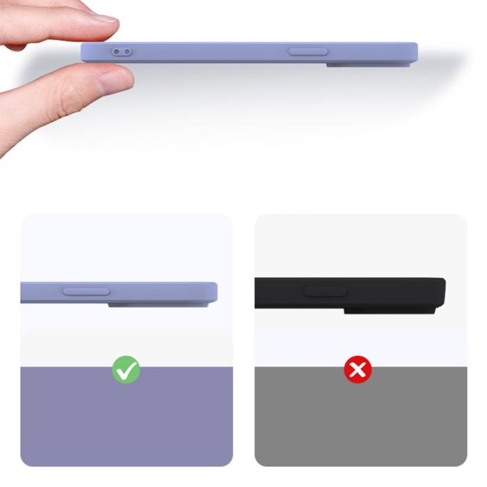 X-Level - X-LEVEL Mobilskal till iPhone 15 Pro Max Liquid Silicone - Svart