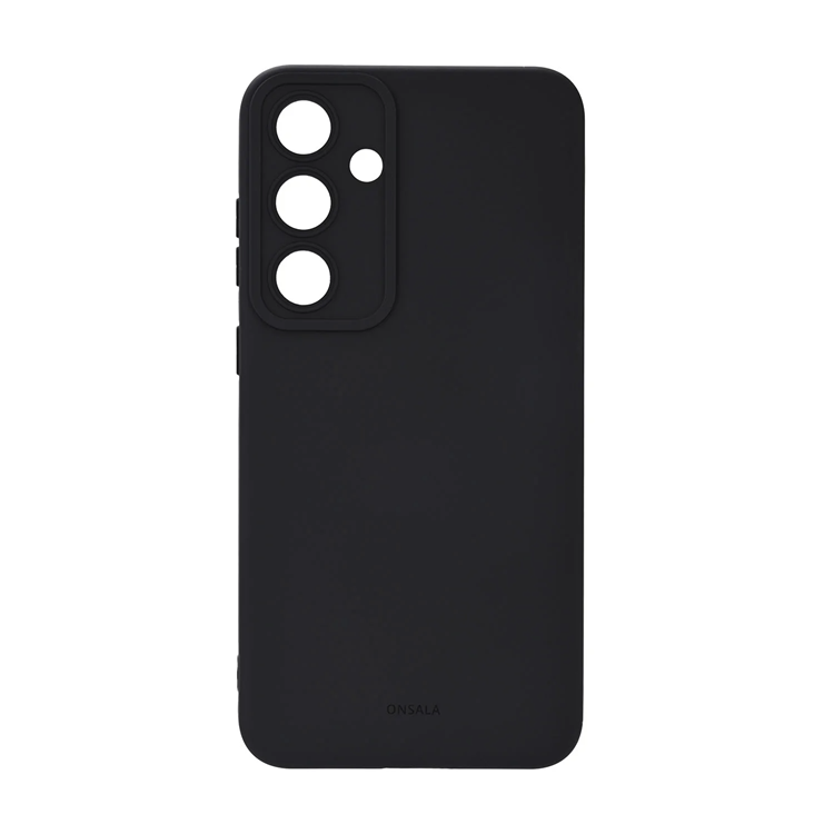Onsala Galaxy S25 Plus Mobilskal Silikonkänsla Återvunnen - Svart | 2353 | AlltMobil