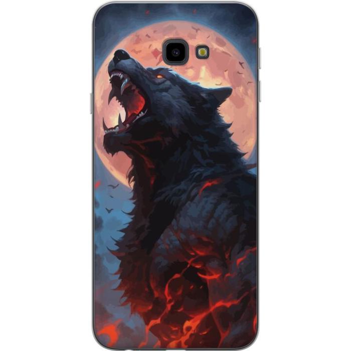 iSecrets - Mobilskal till Samsung Galaxy J4+ med Ylande varg