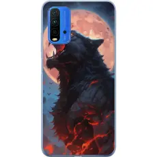 Gustaf - Mobilskal till Xiaomi Redmi 9T med Ylande varg